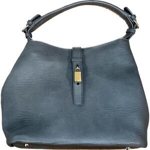 Charming Charlie | Gray Convertible Bucket Bag with Removable Pouch